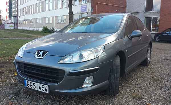 Automobilių nuoma Šiauliai, Peugeot 407 2005m