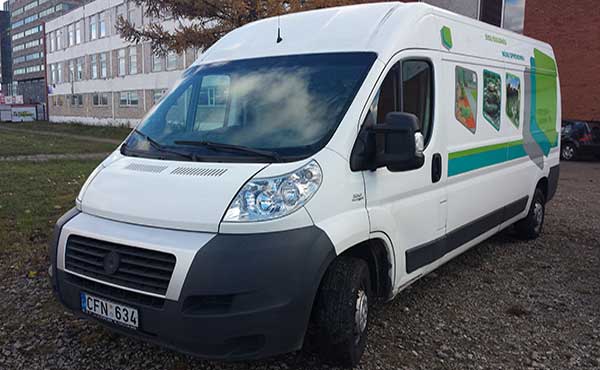 Krovininių mikroautobusų nuoma Šiauliuose, Fiat Ducato 2006m